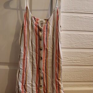 Rip Curl Striped Coverup Dress - Multicolor